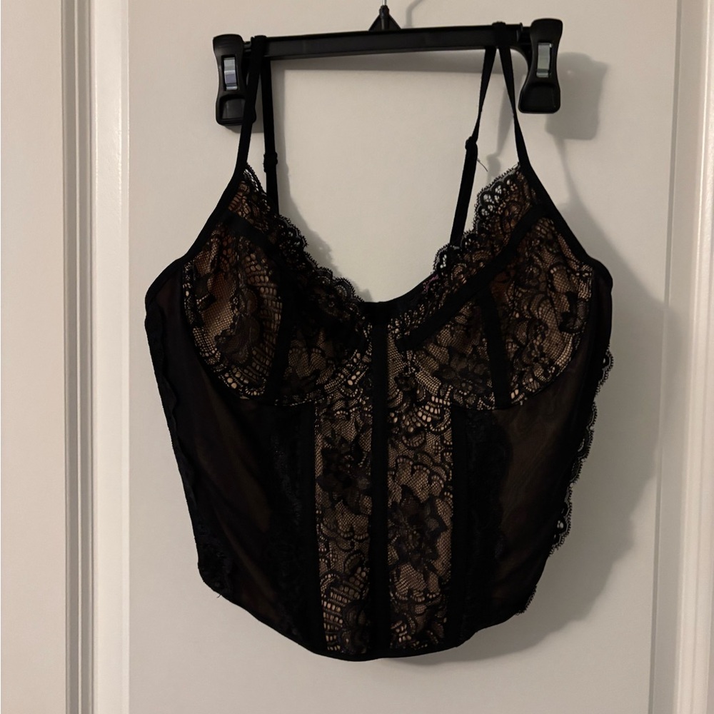 mi ami for Francesca’s Black Lace Bralette, L